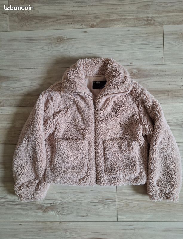 Veste polaire rose poudré Vêtements