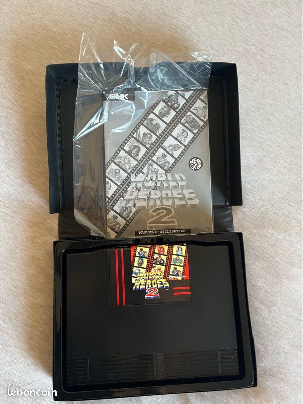 Neo Geo AES – World Heroes 2 Par SNK – Jeu Complet, Très Bon état