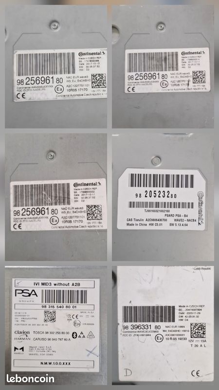Autoradio GPS NAC peugeot Citroën Ds opel (image 2)
