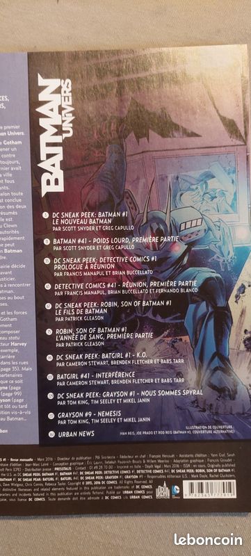 Comics kiosque Batman Univers n°01 (mars 2016) (image 2)