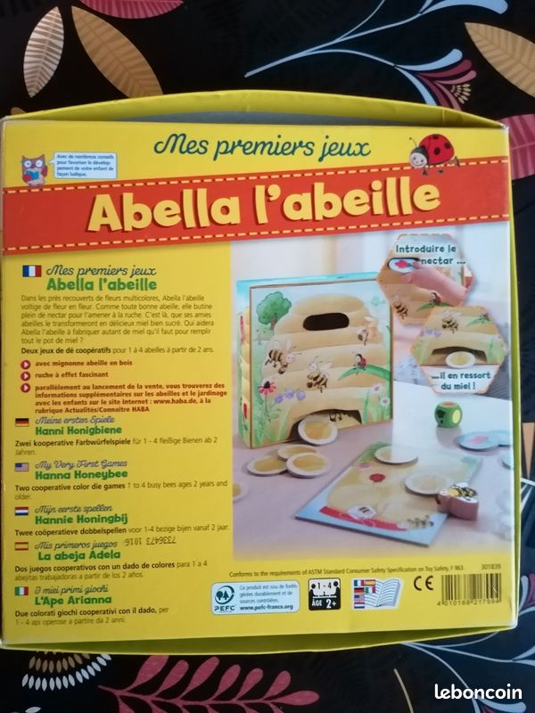 HABA - I Miei Primi Giochi: Abella Ape, Il Gioco Di Abilità Per Bambini Da 2 A 99 Anni