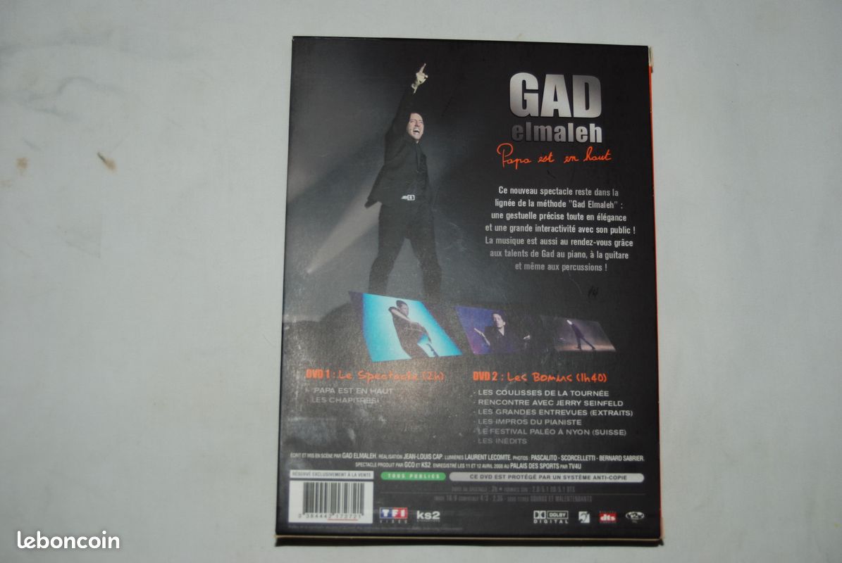DVD de GAD ELMALEH - Papa est en haut (image 2)