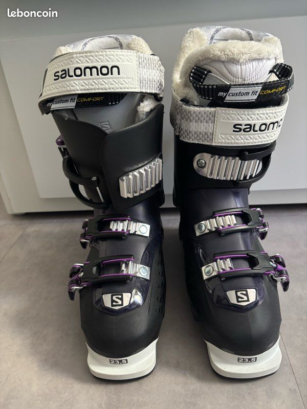 chaussure de ski salomon quest access 70 w black purple Chaussures de ski : Salomon Quest Access 70 W Black/purple