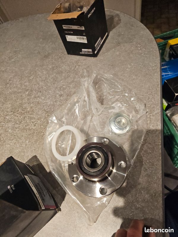 RIDEX Kit Roulement De Roue 654W0026 Pont Arrière - 28mm 120mm Avec Bague Magnétique Pour VW Polo