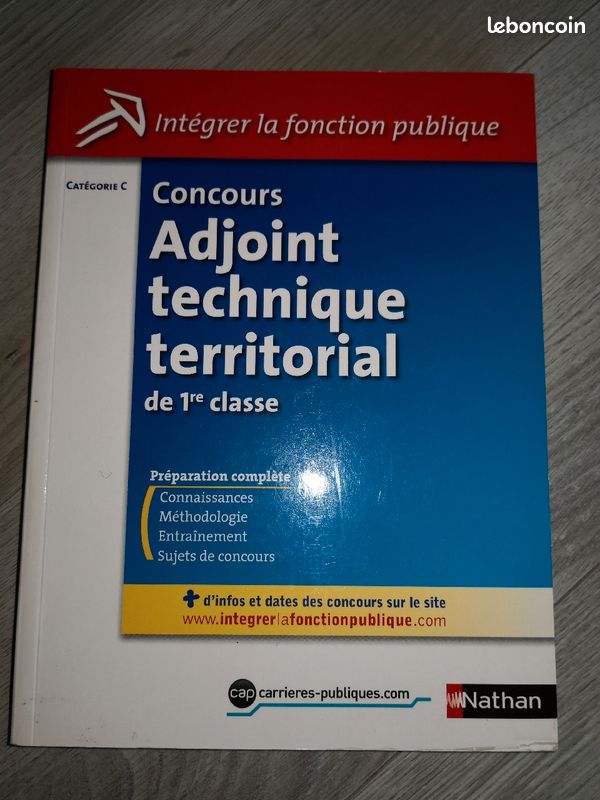 Concours adjoint technique territorial de 1ère classe (image 2)