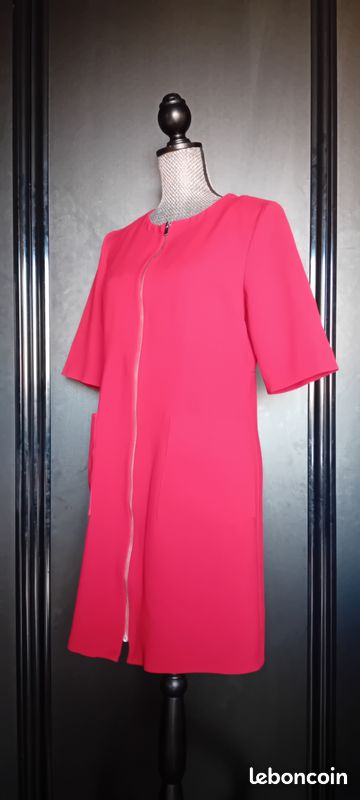 Robe tailleur rouge CAROLL – Taille 44 – Chic élégante Vêtements