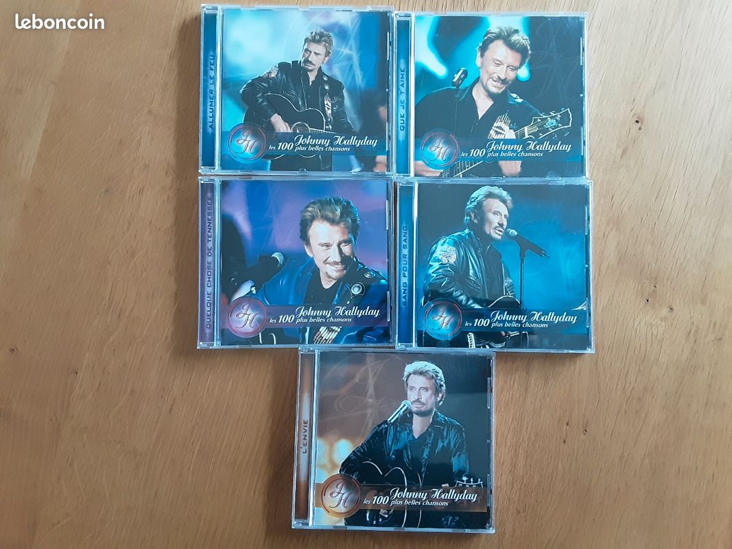 5 cd Johnny Hallyday (image 1)