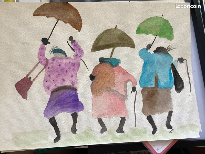 Aquarelle bonne fêtes maman 🌸 (image 2)