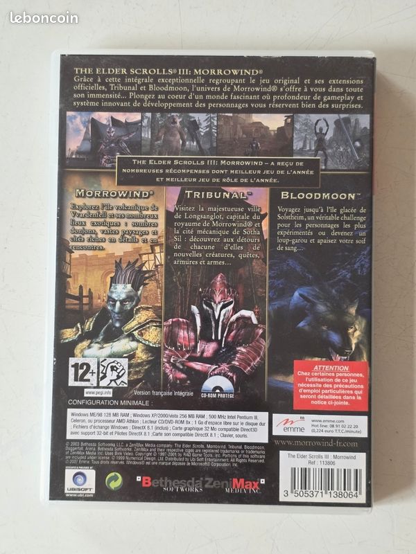 The Elder Scrolls III: Morrowind - Game of the Year Edition Clé Steam