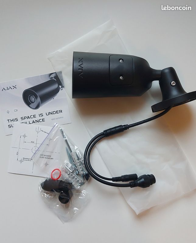 Nouvelle caméra Ajax BulletCam HL 8 MP – Vision nocturne couleur, Ultra HD (image 4)