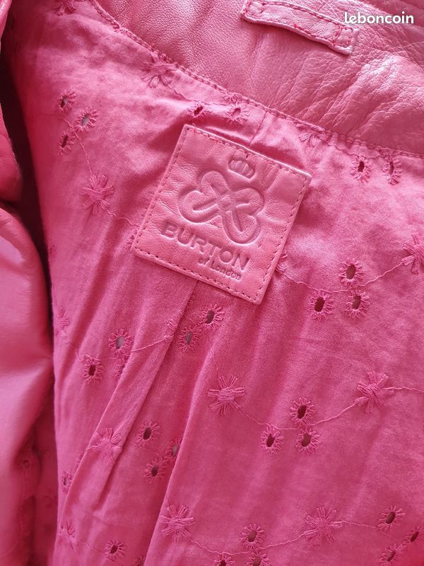 Cuir agneau rose impeccable (image 2)