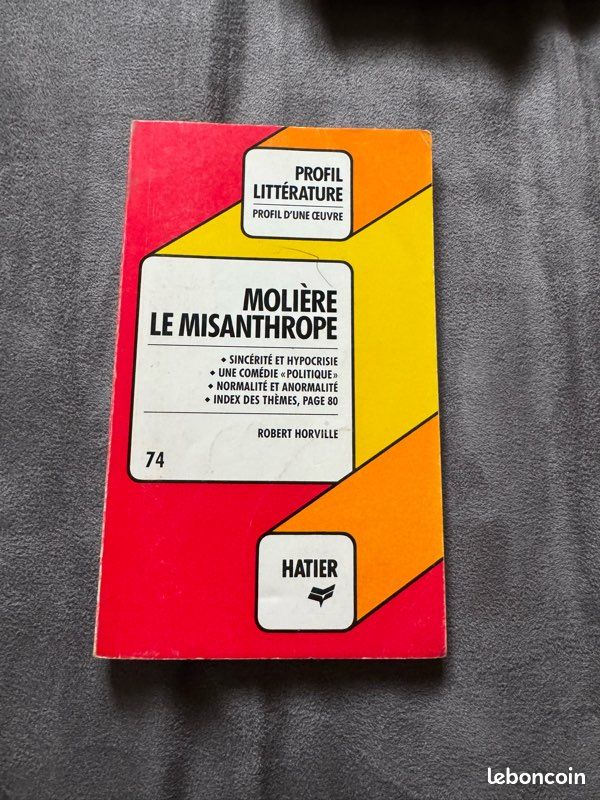 Le misanthrope -molière (image 1)
