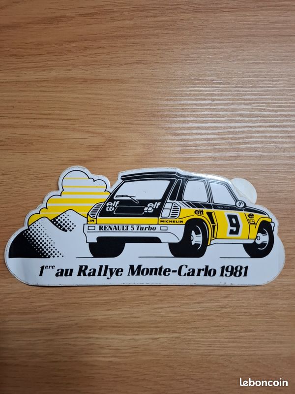 Stickers Autocollants Renault Vintage – 7x9,5 Cm – Déco Polymère
