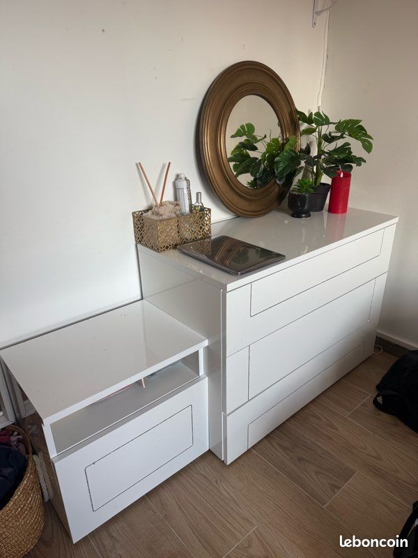 Commode et table de nuit chevet (image 1)