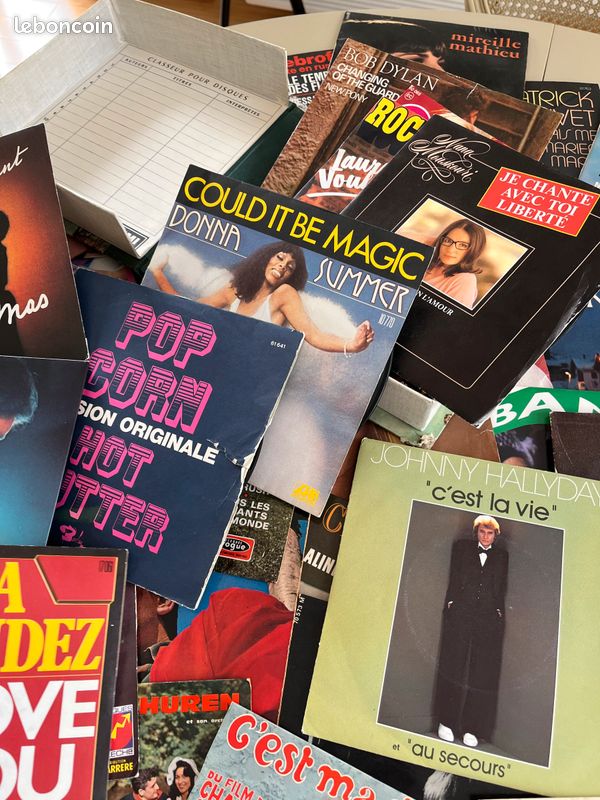 Lot Disques 45 Tours Collection
