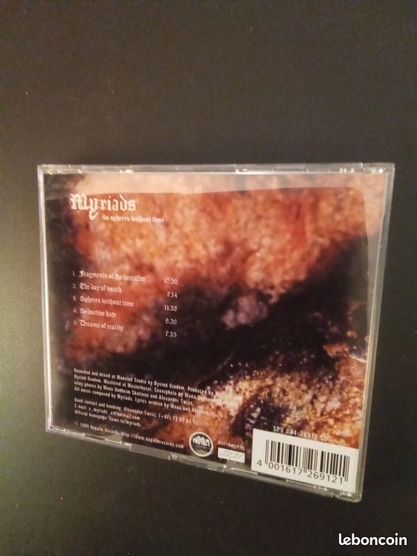 Myriads : in spherres whithout time, 1999, CD (image 2)