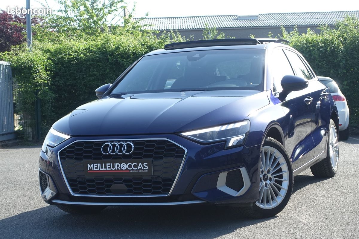 A3 Sportback 35 Tfsi S-Tronic 150ch Mhev Virtual cockpit/Toit ouvrant/Cuir sport Chauffant/Gps europe/Caméra/Carplay/Régulateur adaptatif/1*Main/Garantie 12 mois (image 1)