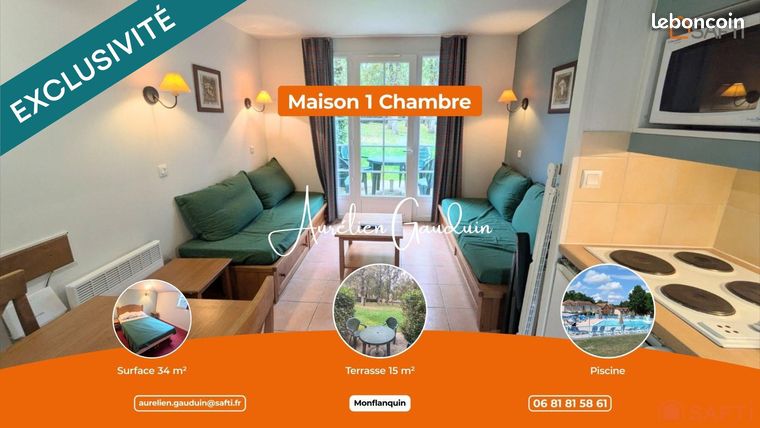 Maison 2 pièces 34 m²