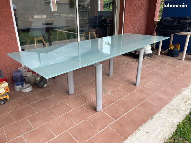 Table salle à manger verre (image 3)