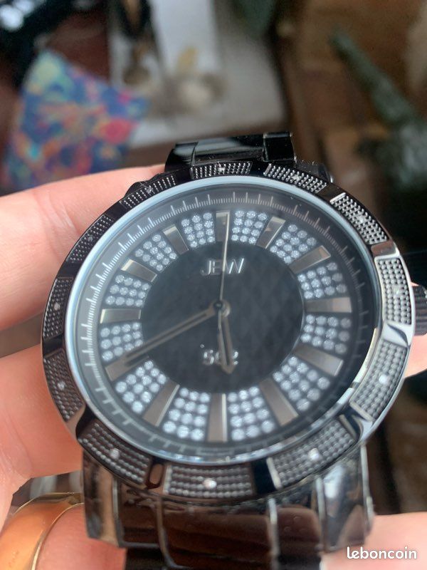 Imposante montre neuve 50mm diamètre avec vrais diamants (image 2)