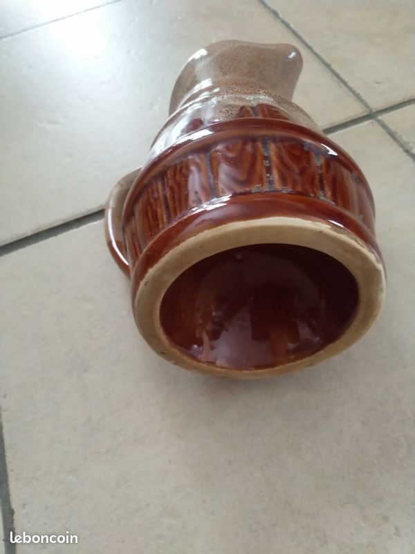 Broc a eau marron vintage (image 2)