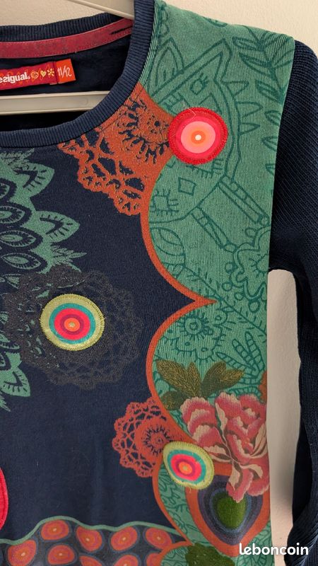 Tee-shirt manches longues Desigual 11/ 12 ans (image 6)
