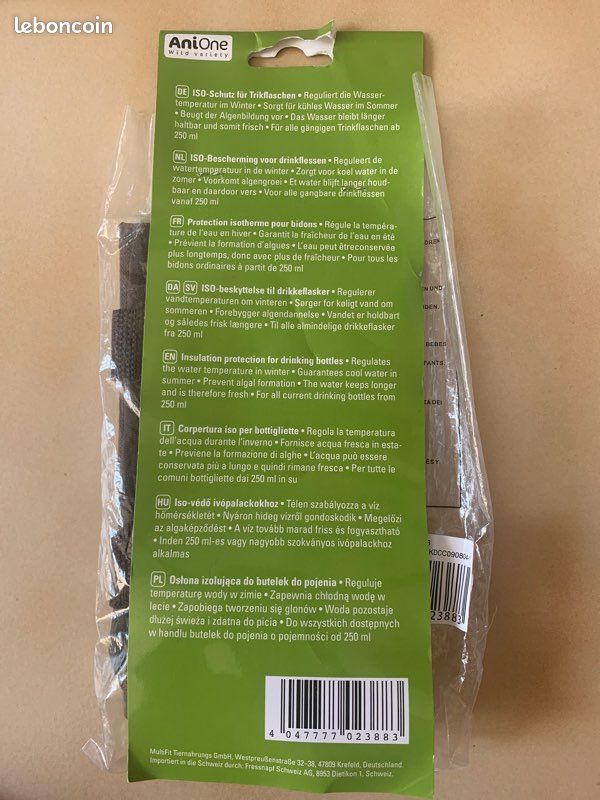 Protection isotherme pour biberon de verre rongeurs neuve (image 2)