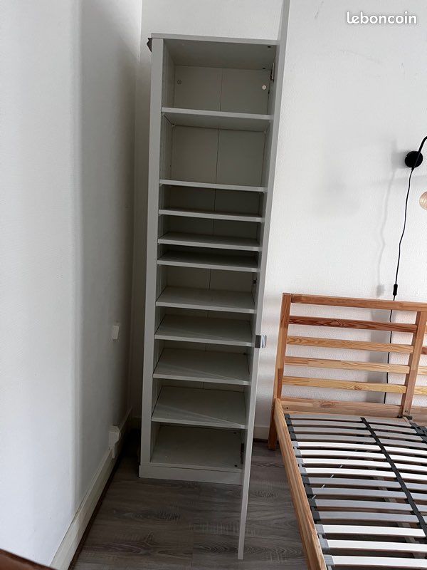 Armoire angle PAX IKEA avec 9 tablettes, 53x35x201 (image 2)