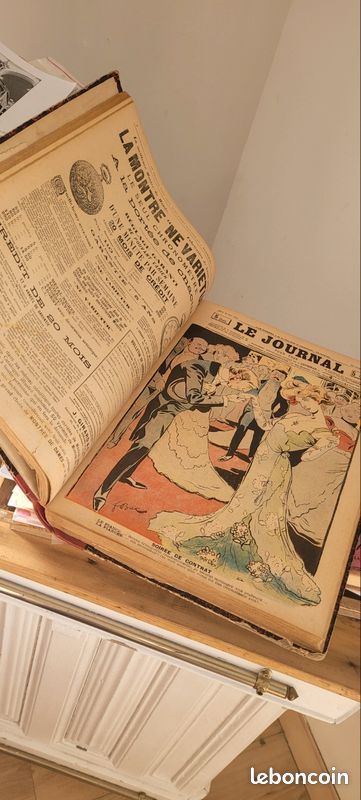 Ancienne Revue LA MODE DU PETIT JOURNAL Avec Patron Brassière Et Bavoirs – N°30 De 1900 – Occasion Avec Défauts D’âge