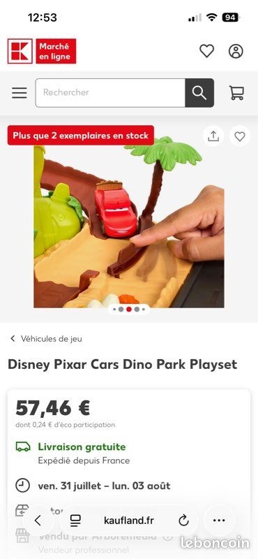 Hot rod Dino Cars - Karts à pédales