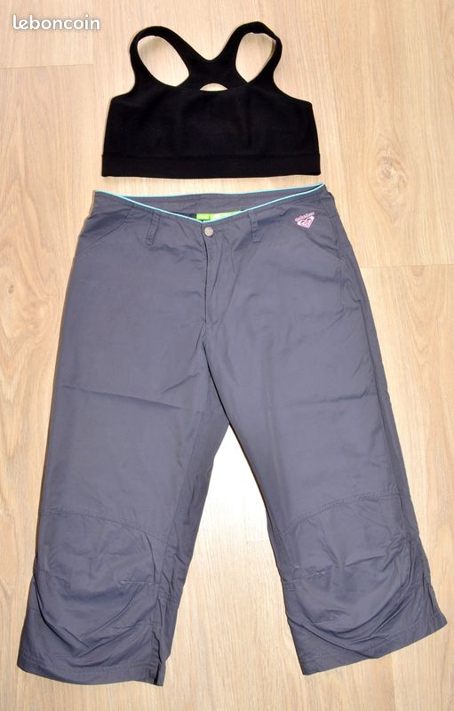 Pantacourt gris décontracté taille XS (image 1)