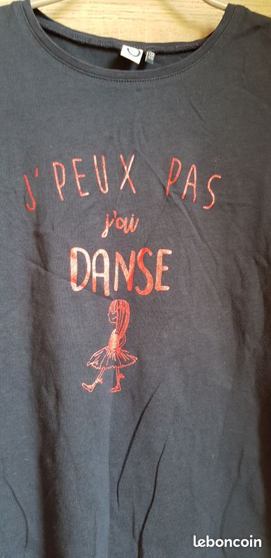 Tee-shirt fille 10 ans 3 Pommes (image 2)