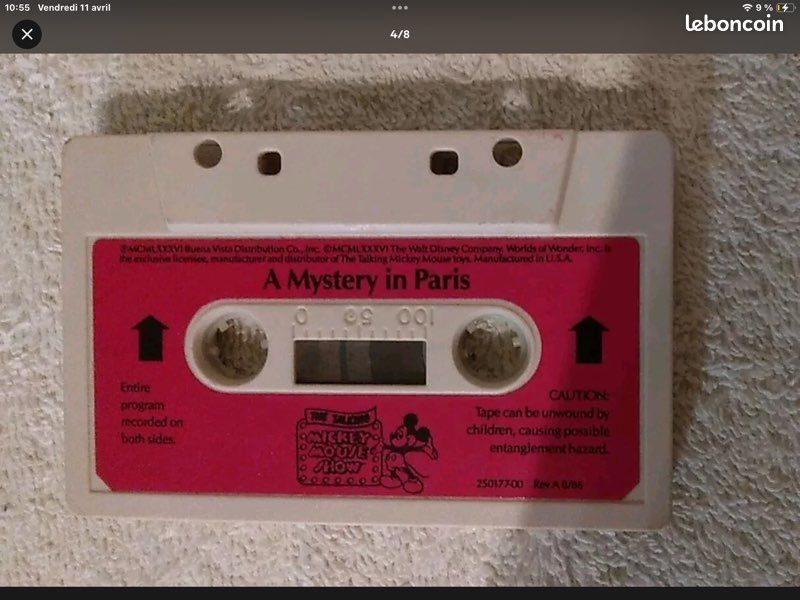 Recherche cassette audio Mickey de world of wonder (image 5)