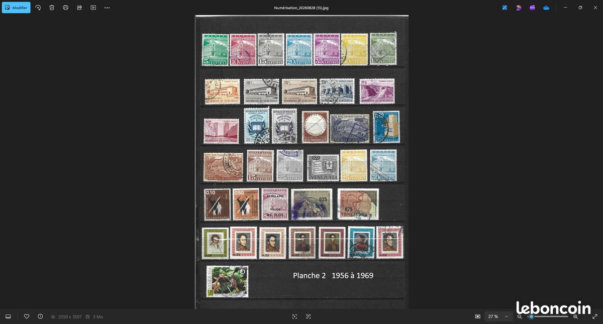 Timbres Vénézuela à échanger (image 1)