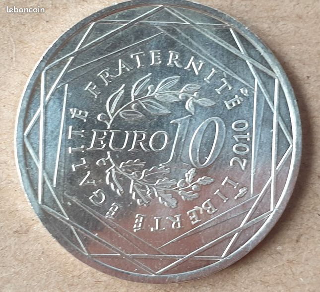 Lot de 4 pièces de 10 euros "Aquitaine" en argent (image 4)