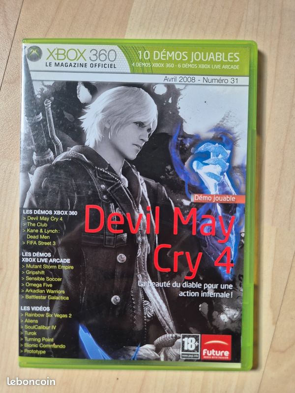 Démo Xbox 360 - Magazine Officiel N°31 FR Avec Devil May Cry 4, Assassin's Creed - Bon état