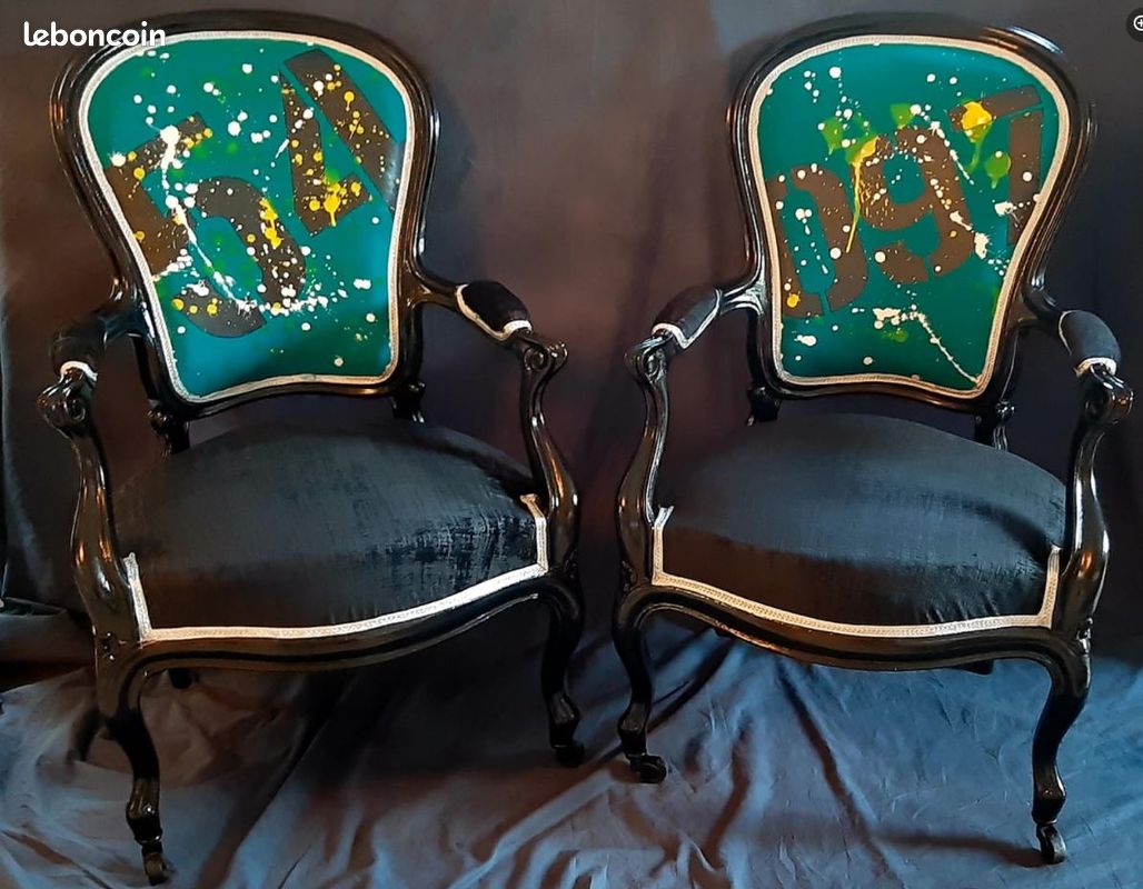 Fauteuils pop art (image 1)