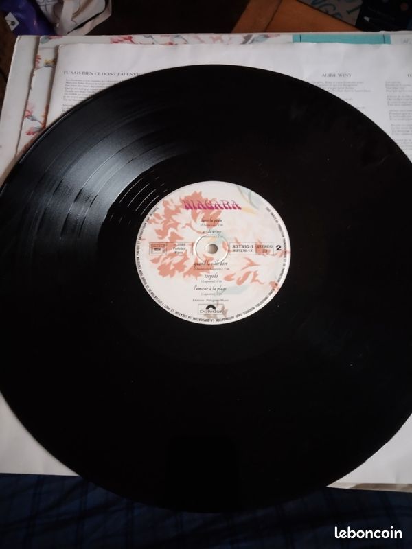 Disque vinyle Niagara Encore un dernier baiser de 1986 (image 5)