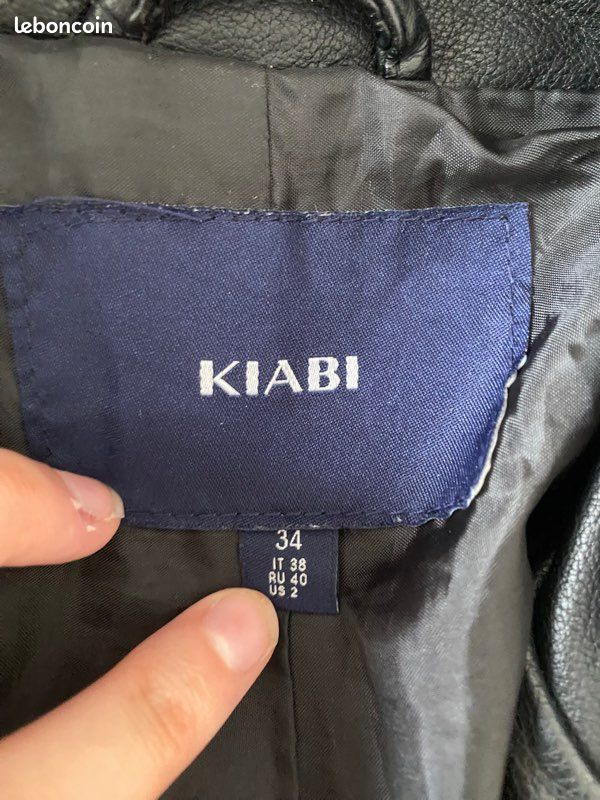 Perfecto (blouson Motard) En Cuir - Taille XS (équivalent 34) - Occasion En Très Bon état - Style Rétro Court