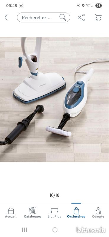 Balai Vapeur Steamclean 10 En 1 – 1500W – élimine 99,9% Des Virus – Silvercrest SDM 1500 D3