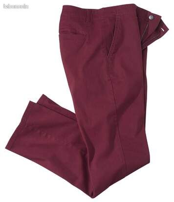 Pantalon Chino Bordeaux Atlas For Men Taille 52 (image 1)