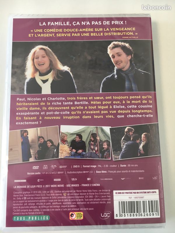 DVD la monnaie de leur pièce Neuf (image 2)