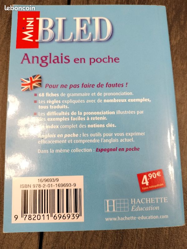Livre Bled anglais en poche (image 2)