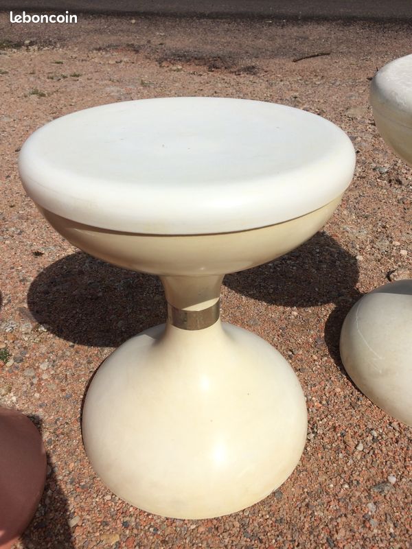 Tabouret Robur blanc Sgabello americano vintage art. 5000 (image 2)