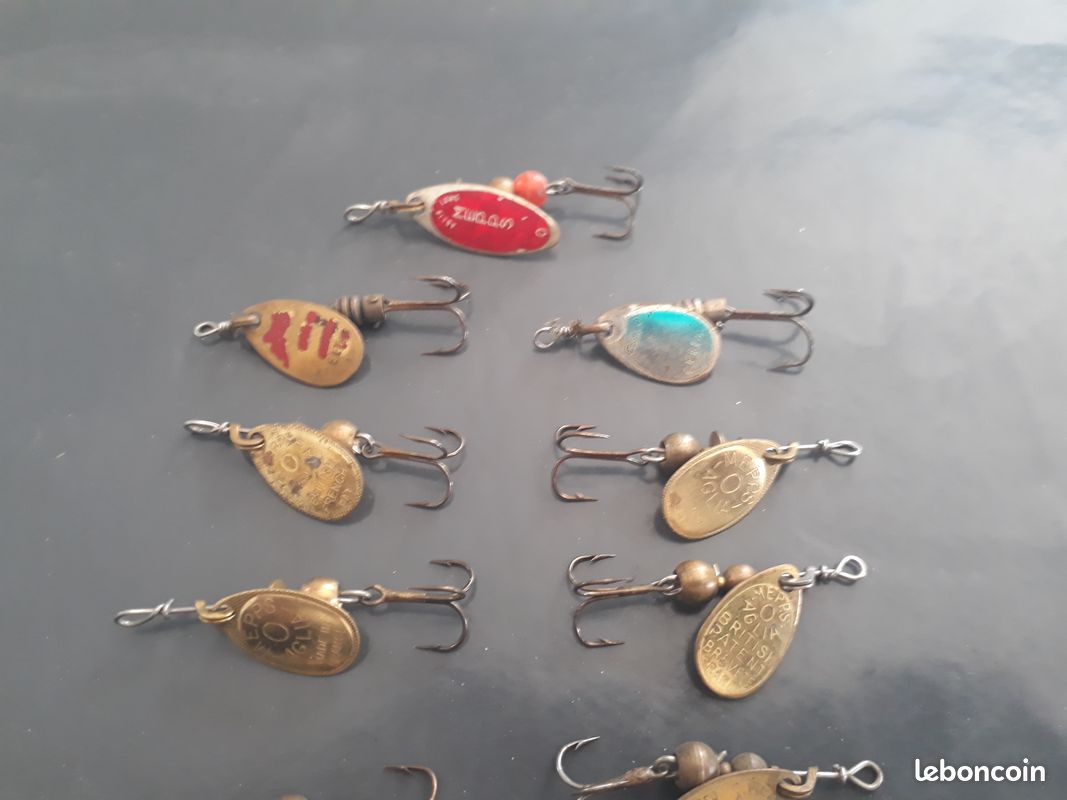 PECHE, LOT DE 4 Cuilleres Mepps 2 Aglia Long EUR 5,00 - FR