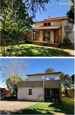 Maison T3 - étage - 100m2 - 2368m2 de terrain