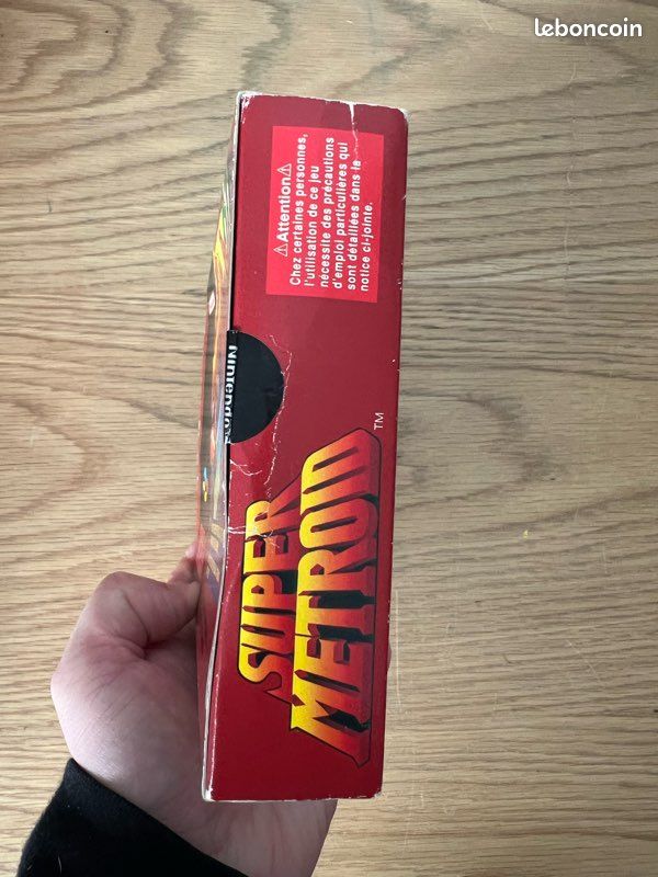 Super metroid FAH en boite bon/très bon état scellé à droite pour console Super Nintendo (image 5)