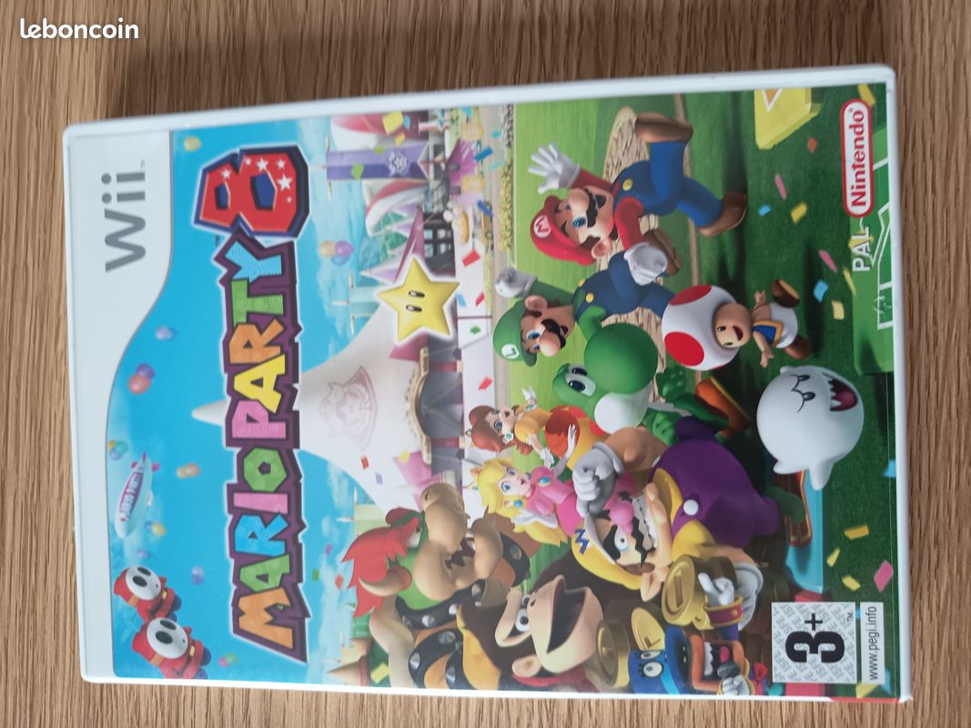 Lot 2 jeux Wii - Mario Party 8 + Lapins Crétins - Complets (image 1)