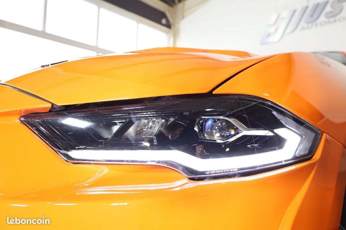 FORD Mustang GT Fifty Five Years Edition 5.0 V8 460 ch BVA10 – Twister Orange – Caméra – R19 (image 16)