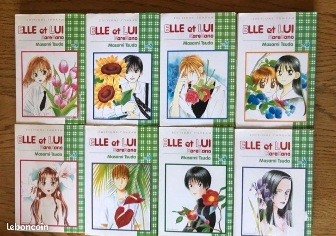 Liste de divers mangas Shojo josei shonen seinen kare Kano Sakura fruits basket papa told me full moon (image 1)